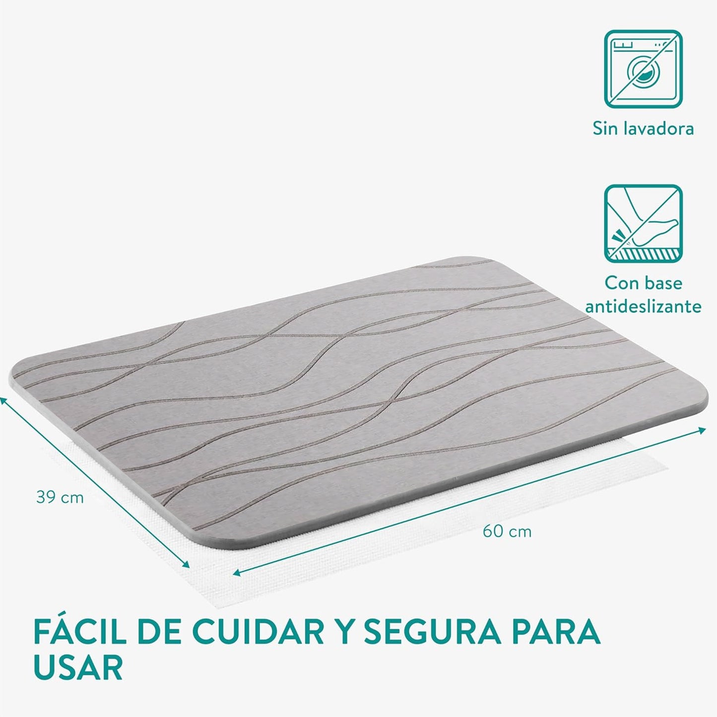 Tapete de Piedra Absorbente: Transforma Tu Baño con Estilo