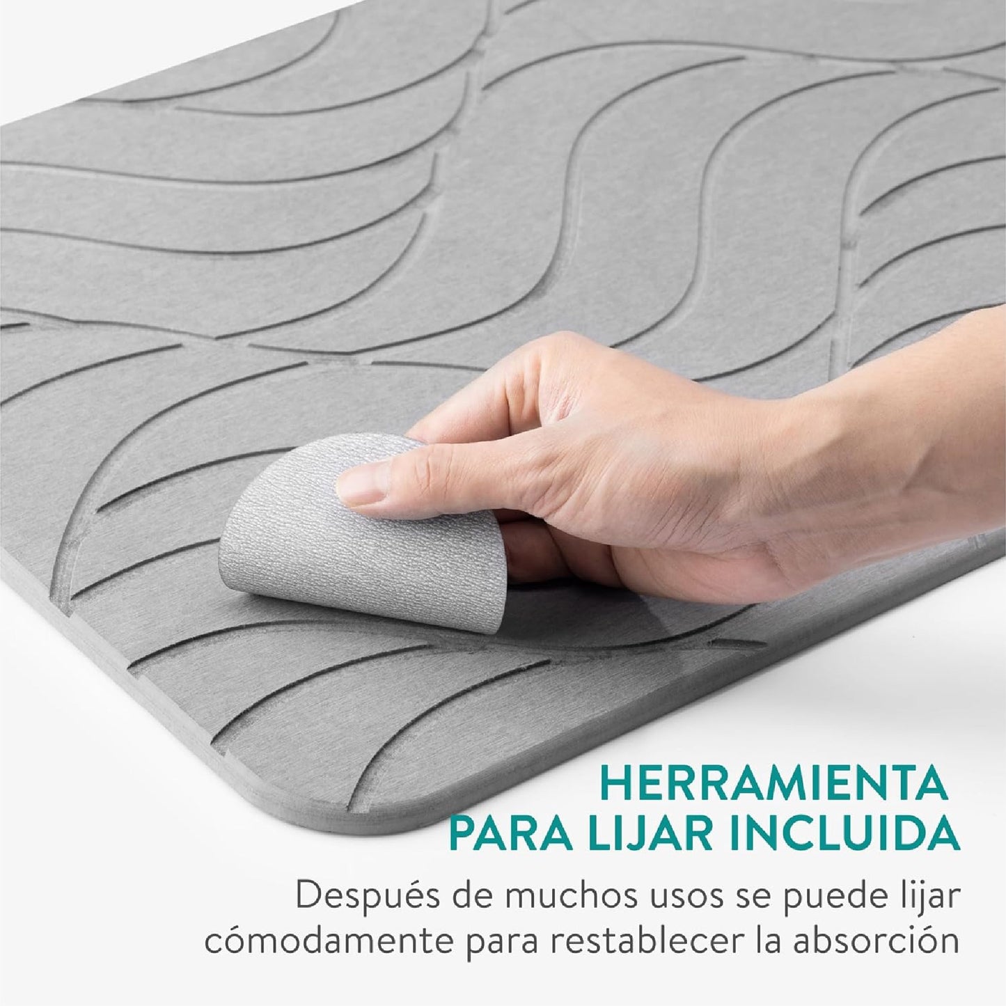 Tapete de Piedra Absorbente: Transforma Tu Baño con Estilo