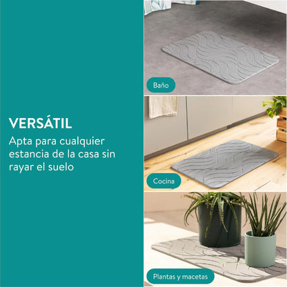 Tapete de Piedra Absorbente: Transforma Tu Baño con Estilo